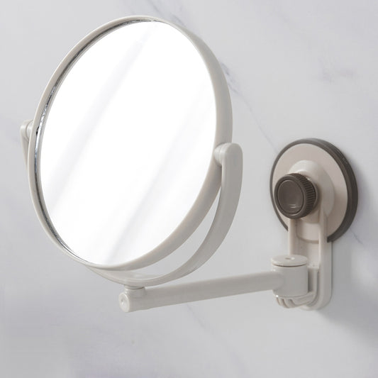 Rotatable Wall-Mounted Cosmetic Mirror Without Perforation